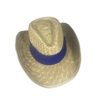 Straw hat with band template