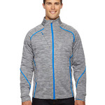 North End Men's Flux Mélange Bonded Fleece Jacket