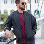 Independent Trading Lightweight Bomber Jacket