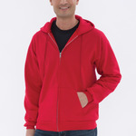 Full-Zip Hooded Sweatshirt Template