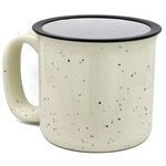 13oz Beige Ceramic Enamel Mug